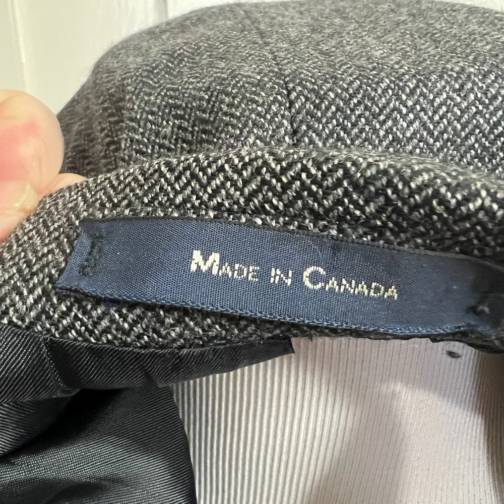 Vintage Ralph Lauren Chaps Herringbone Tweed‎ Blazer Mens 42 Woven in Canada